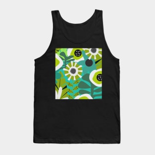 Fresh floral space Tank Top